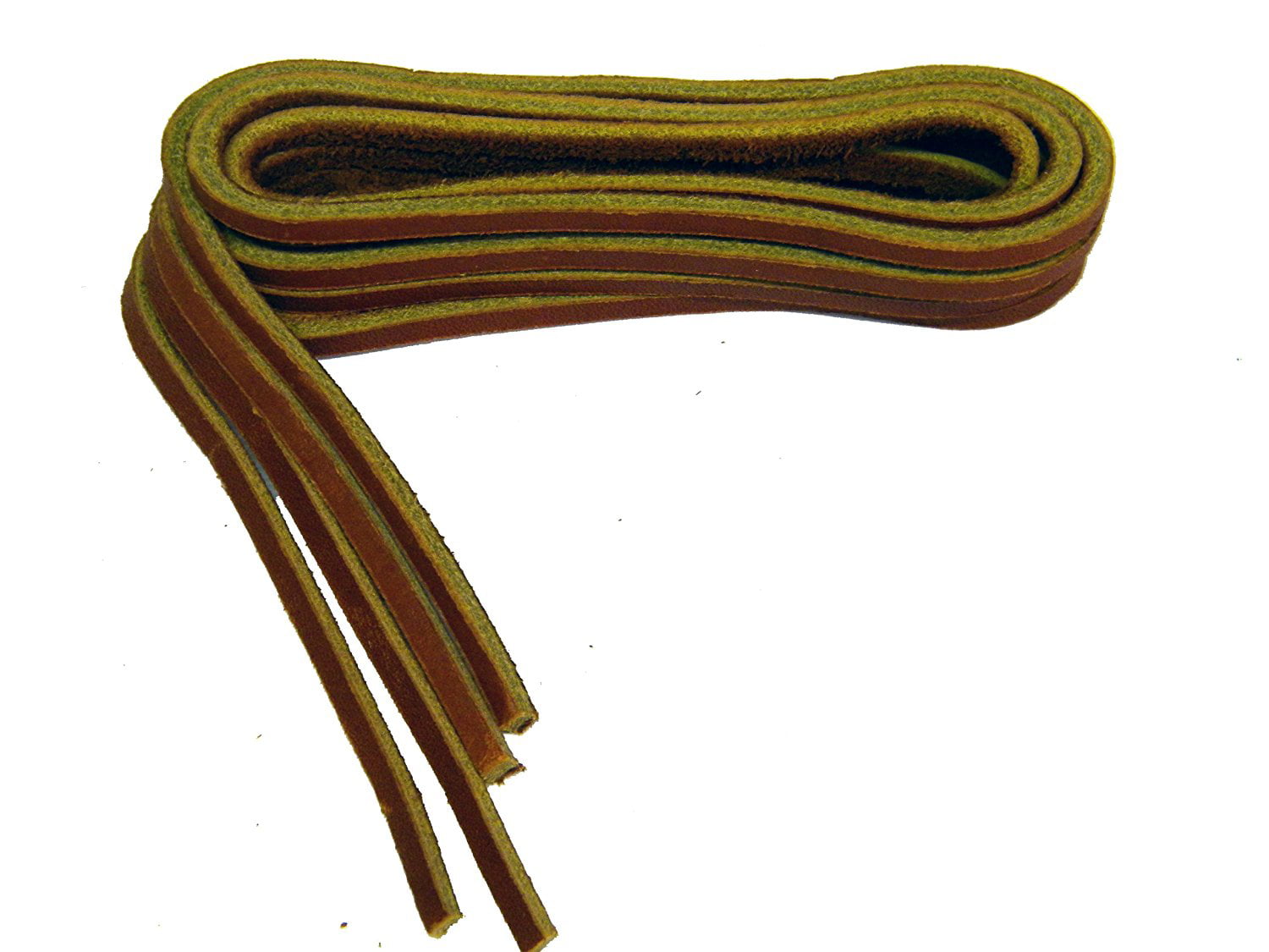 54in Khaki ROUND Slanting Stripes Athletic Sports Hiking Shoelaces 5-color 
