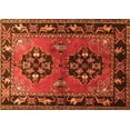 thumbnail image 1 of Ahgly Company Indoor Rectangle Persian Orange Traditional Area Rugs, 4' x 6', 1 of 1