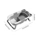 thumbnail image 3 of Cubo de baño con pantalla de temperatura en tiempo real, antideslizante, plegable, con soporte para cojín (sin alfombra de baño gris), 3 of 6