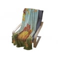 thumbnail image 4 of Harvest Soft Flannel Fleece Throw Blanket, Fall Season Yield Thanksgiving Image Fallen Leaves Branches Pumpkins, Cozy Plush for Indoor and Outdoor Use, 70" x 90", Orange Vermilion Green, by Ambesonne, 4 of 6