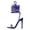 Blue, variant on Womens Stilettos High Heel Strappy Gladiator Sandals Square Open Toe Lace up Heeled Dress Shoes Pumps Blue Size 9