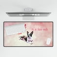 thumbnail image 4 of Every Fart is Love Note Boston Terrier Guilty Face Happy Valentine's Desk Mat Full Keyboard Mouse Pad Gentleman Dog Lover Gifts Large Mousepad - 01016, 4 of 5