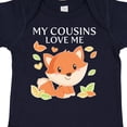 thumbnail image 4 of Inktastic My Cousins Love Me Little Fox Boys or Girls Baby Bodysuit, 4 of 5