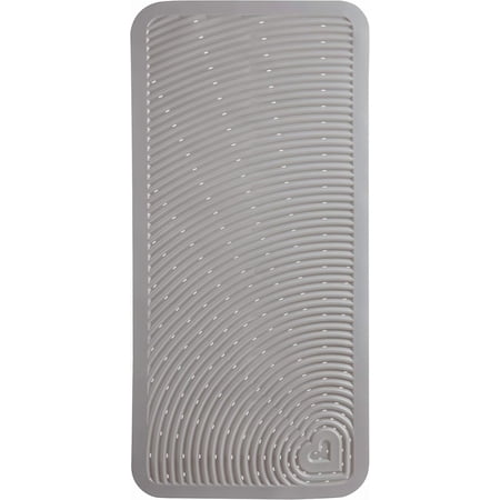 Munchkin Soft Spot Baby Bath Mat for Tub, Cushioned Bathtub Mat for Toddlers and Kids, 36"x17", Grey