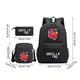 thumbnail image 2 of Conjunto de tres piezas de mochilas escolares para estudiantes masculinos y femeninos, estuche para lápices del Campus, bolsas de lona, mochila de gran capacidad, 2 of 3