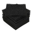 thumbnail image 2 of 2025 10pcs 28PPI Black Square Activated Carbon Foam Sponge Air Filter Pads Set compatible Smoke Absorber_Special Gift, 2 of 5