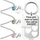 thumbnail image 2 of TISDA Collar de padre, madre e hija Estas chicas me robaron el corazón Me llaman abuelo Llavero de abuela Regalo de Navidad familiar--Abuelo 1-Código de producto 59 Abuelo 2, 2 of 3