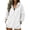 White, variant on TGSLY Women's Half Zip Hooded Sweatshirt Lightweight Raglan Long Sleeve Fall Tops Loose Casual Solid Color Athletic Layering Pullover with Pockets XXL