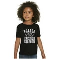 thumbnail image 4 of Forged in Lord's Strength Christian Crewneck T Shirts Boy Girl Teen Brisco Brands S, 4 of 6