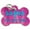 Pink Camo, variant on Personalized Pet Tag, Stripes Female