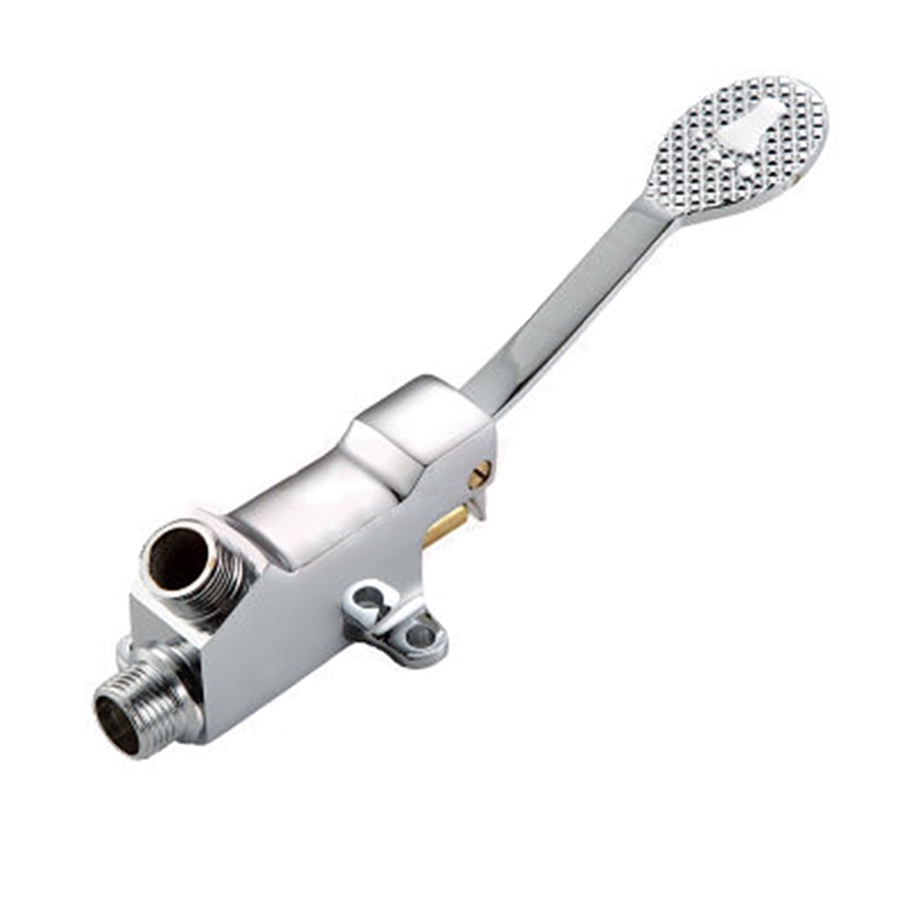 Floor Foot Pedal Control Switch Valve Faucet Basin Single Cold Water Kitchen New Floor Foot Pedal Control Switch Valve Faucet Basin Single Cold Water Kitchen New