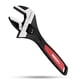 thumbnail image 1 of Llave con cierre en forma de flecha, 8 pulgadas, ajustable, acero Cr-V, negro, 1 of 8