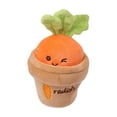 thumbnail image 2 of Llavero de verduras ,Juguete de peluche de zanahoria que tira de rábano Divertido ,Llavero de pareja de verduras Muñeca Juguete para niños,Planta rellena Regalos de cumpleaños para niños, 2 of 8
