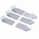 thumbnail image 2 of Self-Adhesive Wall Hooks for Towels Stainless Steel Silver 12pcs Kitchen Bathroom Accessory Decorative Wall Hangers for Home Organization, 2 of 4