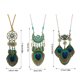 thumbnail image 3 of Jumpingount Collar de cadena larga de plumas de pavo real étnicas, colgante colgante duradero portátil, recuerdo de fiesta de viaje de Ropa, zapatos y accesorios Miscelánea 72x11.9x3.6cm 1, 3 of 6