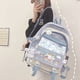 thumbnail image 3 of Sanrio-mochila de juguete de felpa Cinnamoroll para niño y niña, Bolsa Escolar Kawaii para estudiantes, ordenador grande, color negro, Y2k, azul, novedad, 3 of 4