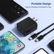thumbnail image 5 of Cargador REUTIXUN de 45 W de doble puerto con cable USB C a C de 3 m para Samsung, 5 of 7