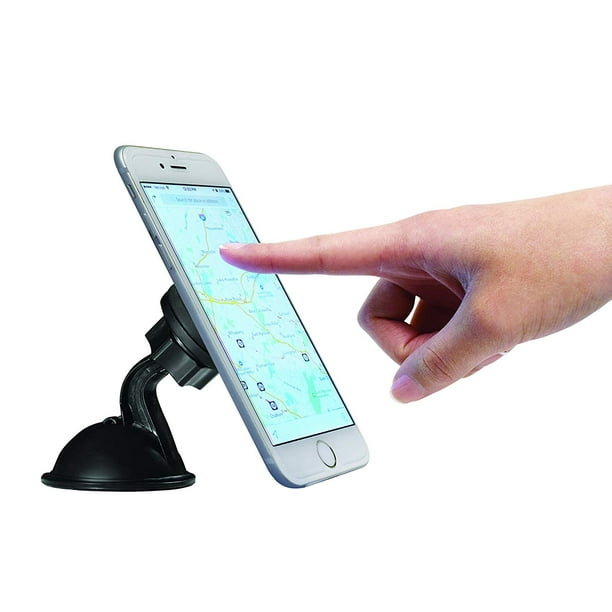 Handiholder- Tableau de Bord de la Voiture Stand de Bureau Tablettes de Smartphone Support de Smartphone Magnétique- Noir