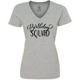 thumbnail image 3 of Inktastic Birthday Squad in Black Women's V-Neck T-Shirt, 3 of 5