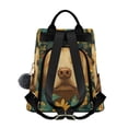 thumbnail image 2 of FORMRS Women's Travel Backpack Purse Anti-Theft Hidden Pockets Casual Shoulder Bag, Flowers and Dog, 2 of 7