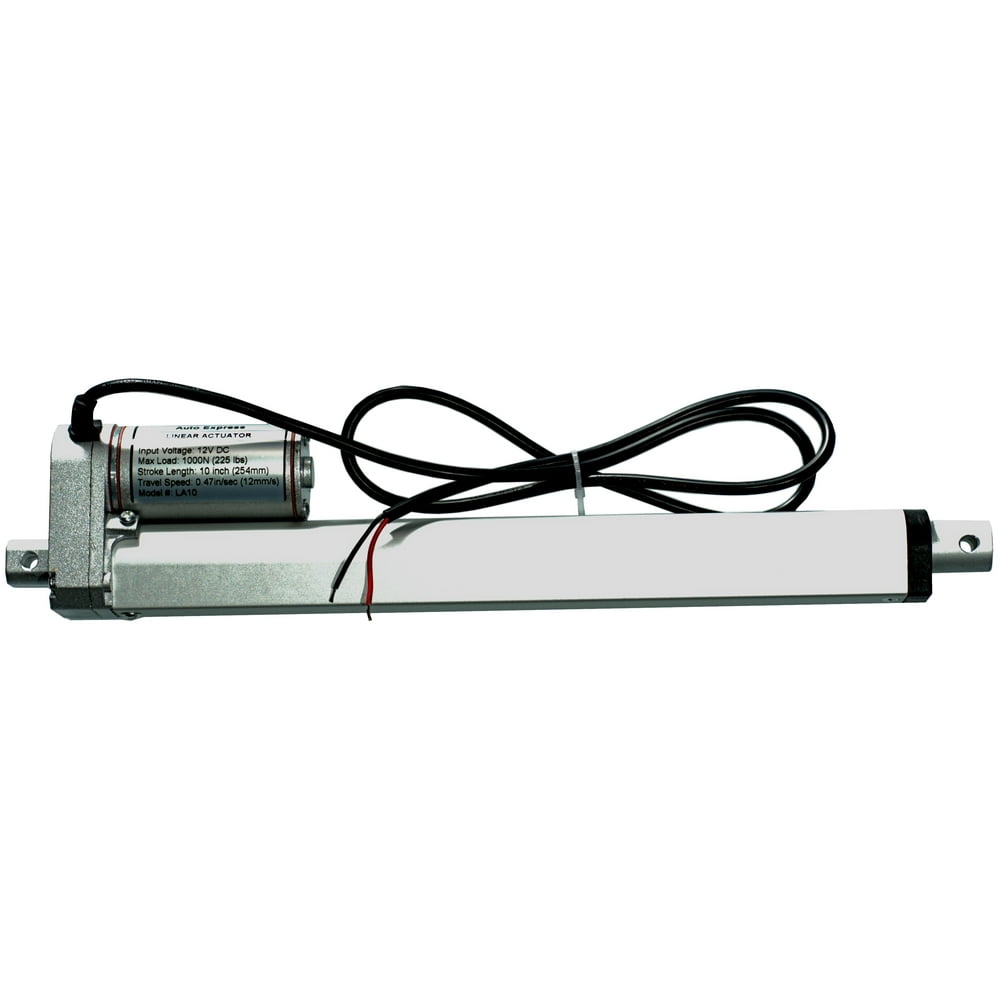 Heavy Duty Linear Actuator 10 Inch Stroke 12 Volt DC 200 Pound Max Lift