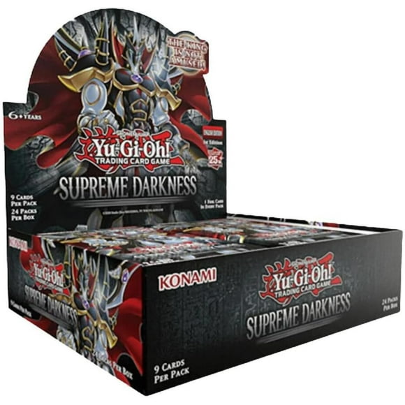Juego de cartas coleccionables Booster Box YuGiOh Supreme Darkness 1st