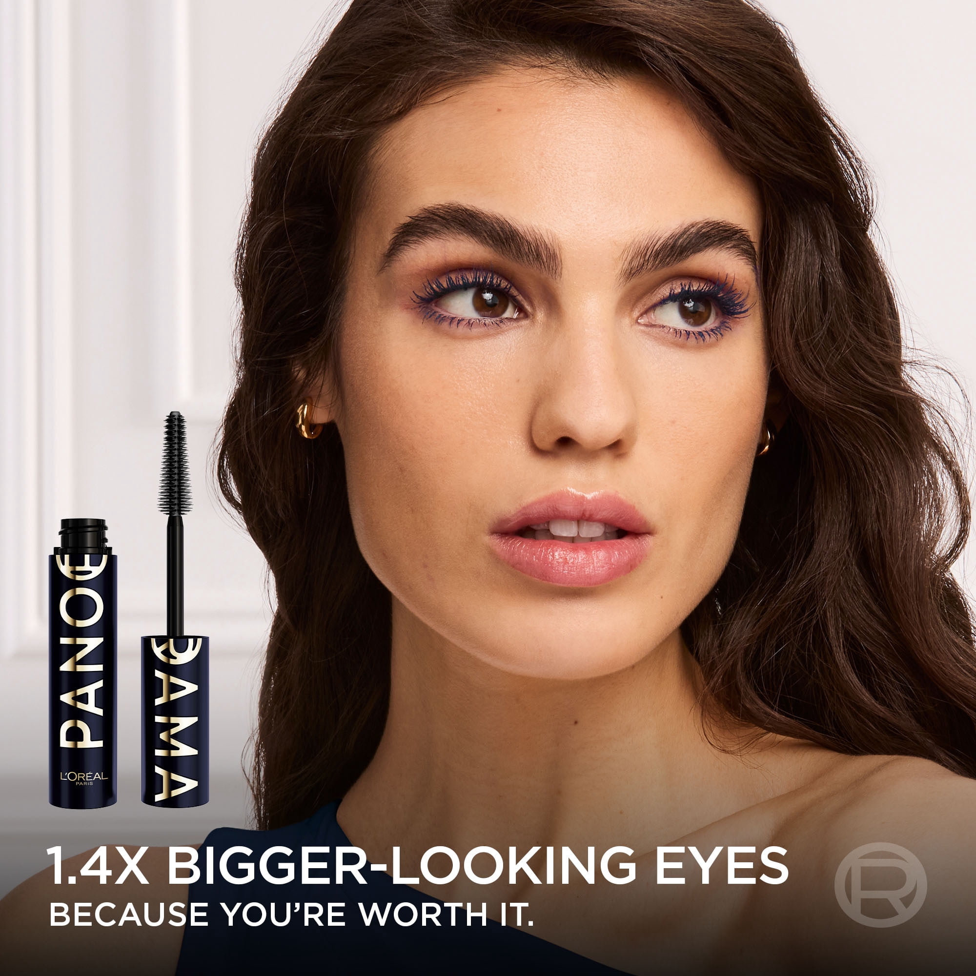 L'Oreal Paris Voluminous Panorama Mascara, Blue Suede Washable 706, 0.33 fl oz