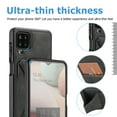 thumbnail image 5 of TOP SHE Case for Samsung Galaxy A42 5G (A426), Galaxy A42 5G Phone Case (6.6 Inch) - Synthetic Leather Protective Case with Card Slot / Kickstand, Slim Fit Lightweight Simple Fashion Cover (Black), 5 of 7