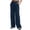 Navy, variant on Inleife Women's Wide Leg Lounge Pants Solid Color Dual Side Pockets Leggings Fitness And Casual Leggings Flared Pants for Women