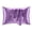A022- Purple, variant on Silk Satin Pillowcase 2 Pack with Zipper, Cooling Satin Pillow Cases for Hair and Skin, Soft Breathable Wrinkle Resistant Pillow Covers, King Size 20"x36", Multiple Solid Colors