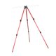 thumbnail image 5 of Soporte para caña de pescar con trípode, plegable, portátil, para 7 cañas, soporte para caña de pescar para pescar en la orilla del estanque Rojo, 5 of 8