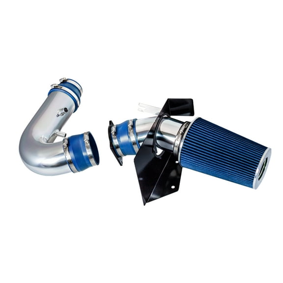 Cold Air Intake System with Heat Shield Kit Filter Combo BLUE Compatible For 97-03 Compatible Ford F150/ Compatible Ford Expedition V8 4.6L/5.4L