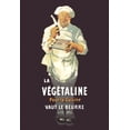 thumbnail image 2 of Unknown 18x24 Black Ornate Wood Framed with Double Matting Museum Art Print Titled - La Vegetaline - Pour la Cuisine, 2 of 4