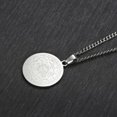 thumbnail image 1 of Round Necklace Comfortable Feel Rugged Stainless Steel Fashionable Round Pendant  For Dating ANGGREK Otros, 1 of 7