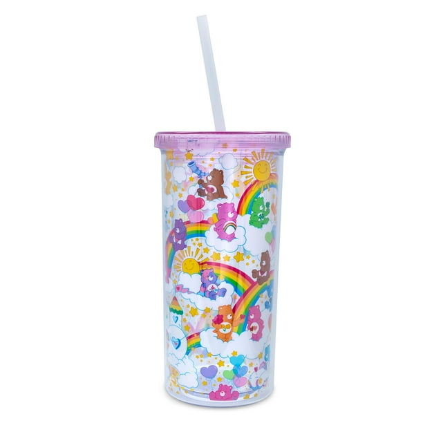 Copa Carnival Cup Silver Buffalo Care Bears Rainbow Stars, 600 ml