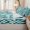 Turquoise Mint, variant on Erosebridal Fresh Teal Gradient Checkerboard Zipper Twin Comforter Sets with Fitted Sheet and 2 Pillowcases,Simple Mini Graphic Zipper Bedding Set,Turquoise Mint,4-Piece,Reversible