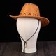 thumbnail image 2 of Sombrero de vaquero occidental informal para niñas, de gamuza artificial, de ala ancha, para Halloween (amarillo vaca), 2 of 5
