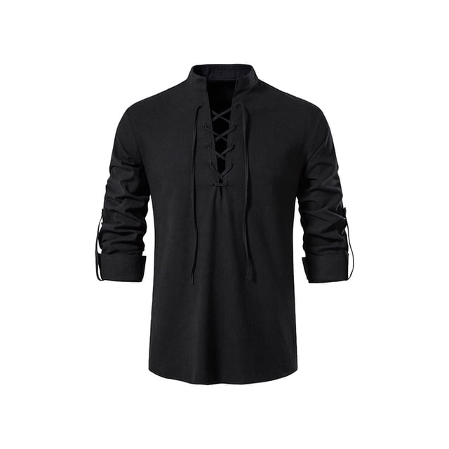 Chemise Médiévale pour Garçons Tout-Petits Costume Jacobite Écossais Renaissance à Lacets Tops Classiques