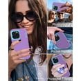 thumbnail image 2 of for iPhone 15 Pro Case, with Screen Protector, Port Protection, Full-Body Non-Slip Silicone Rubber Covered, Military Grade Drop-Proof Shockproof Cover Phone Case, Mint/Purple, 2 of 14