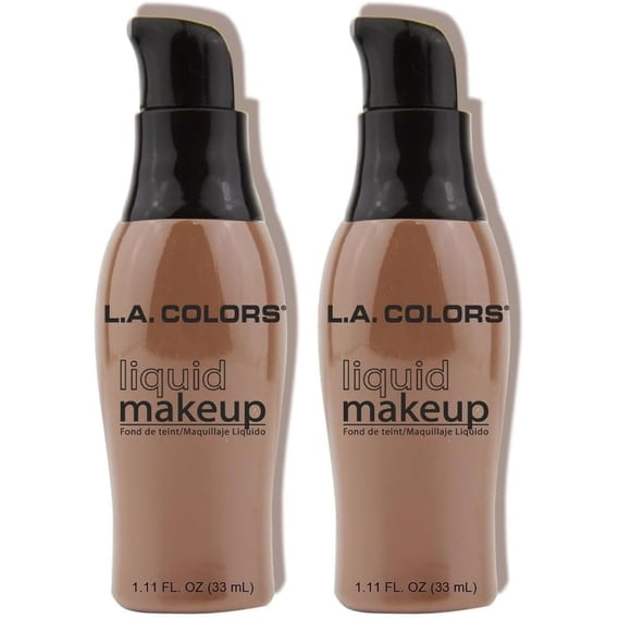 Maquillaje líquido L.A. COLORS Cappuccino CLM286A (paquete de 2)