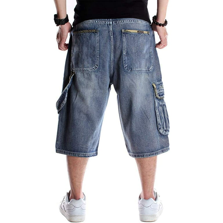 Pikadingnis Men's Baggy Jean Shorts