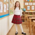 thumbnail image 5 of Grblisyd Back to School Clothes Girls Skirt High Waist Tennis Skirts Plaid A Line Uniform Skirts, 5 of 7