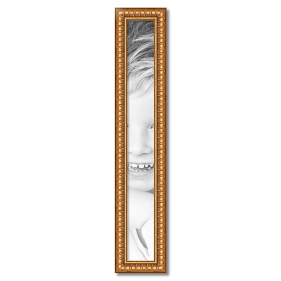 ArtToFrames 5" x 41" Gold Picture Frame, 5x41 inch Gold Wood Poster Frame (WOM-4293)
