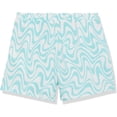 thumbnail image 2 of Billabong Kids' Girls' Youth The Shore Wave Print French Terry Shorts (X-Small, Seafoam), 2 of 5