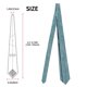thumbnail image 2 of Fotbe Turquoise Wooden1 Corbata Clásica para Hombre con Estampado – Corbata de Seda Jacquard Tejida, para Negocios, Bodas y Eventos Formales, 2 of 6