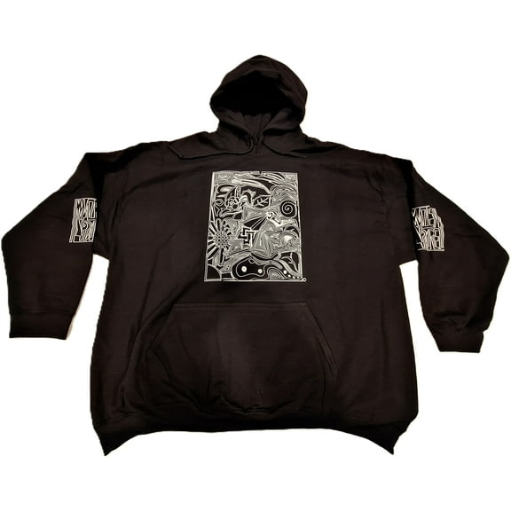 Fun Maze Black Hoodie XXLarge