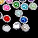 thumbnail image 4 of FQTANJU 20 piezas de pegamento de perlas de imitación de colores mezclados con diamantes de imitación redondos de 15mm de diámetro en la parte posterior plana, 4 of 5