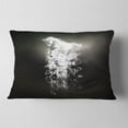 thumbnail image 2 of Designart Fantasy White Horse Running - Animal Throw Pillow - 12x20, 2 of 5