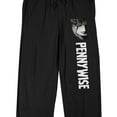 thumbnail image 2 of Pennywise IT Movie Men's Black Sleep Pajama Pants-Medium, 2 of 5