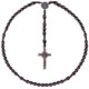 thumbnail image 1 of Blak, Rosario Católico De Madera Hecho A Mano, Collar con Colgante De Cruz, Cuentas De Oración Cristianas, Medalla De San Benito, Cuentas De Rosario Católicas para Mujeres Y Hombres, 1 of 4